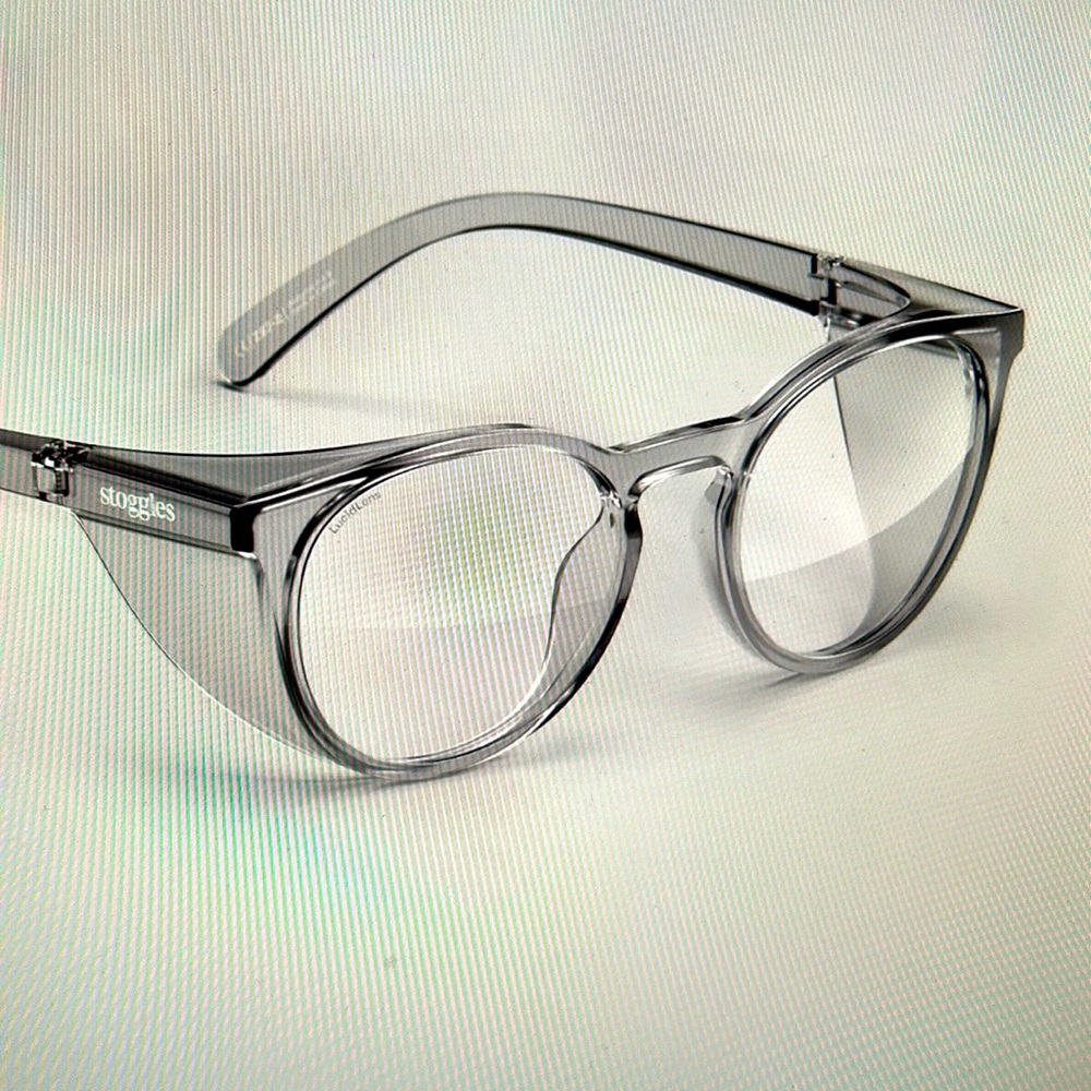 Stoggles, round frame in Charcoal